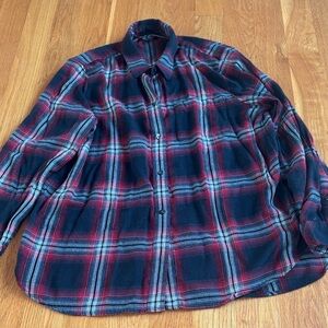 Madewell Red and Black Plaid Shirt